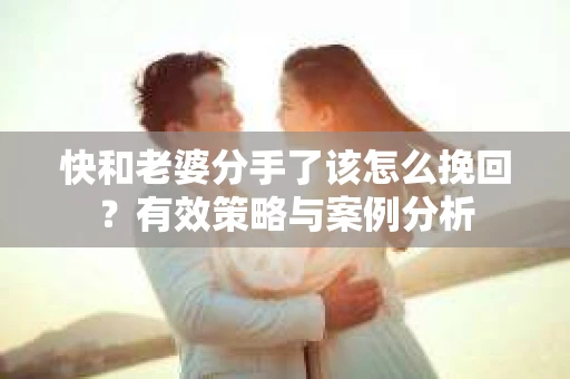 快和老婆分手了该怎么挽回?有效策略与案例分析 快和老婆分手了该怎么挽回?有效策略与案例分析
