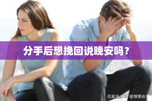 分手后想挽回说晚安吗？