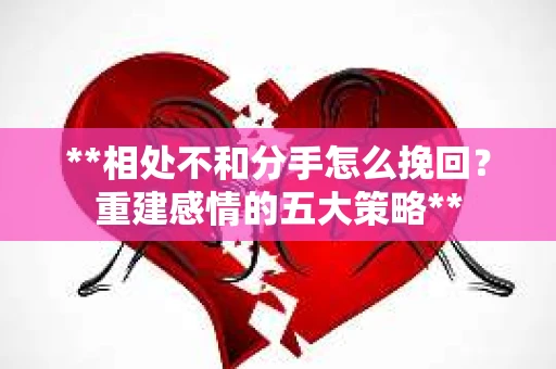 **相处不和分手怎么挽回？重建感情的五大策略**