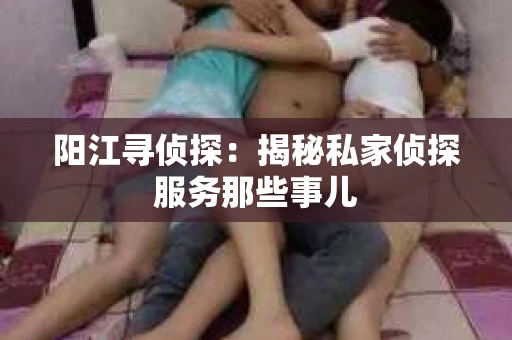 阳江寻侦探：揭秘私家侦探服务那些事儿