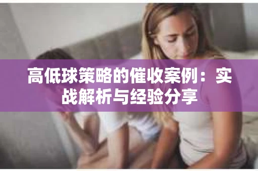 高低球策略的催收案例：实战解析与经验分享