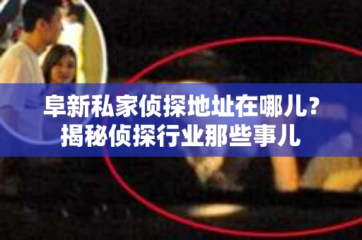 阜新私家侦探地址在哪儿？揭秘侦探行业那些事儿