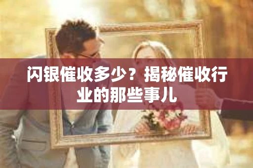 闪银催收多少？揭秘催收行业的那些事儿