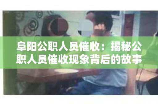 阜阳公职人员催收：揭秘公职人员催收现象背后的故事