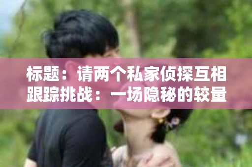 标题：请两个私家侦探互相跟踪挑战：一场隐秘的较量
