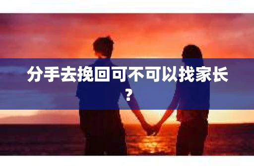 分手去挽回可不可以找家长？
